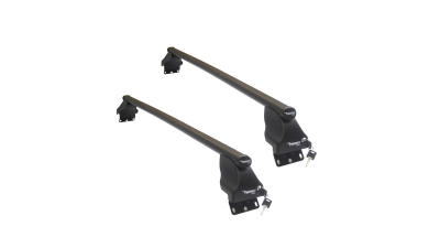 Set bare transversale portbagaj din otel marca Twinny Load TL S44, Dacia Sandero II din 2013- 5 Usi, din otel marca , kit complet cu bare, suporti si antifurt cu cheie  