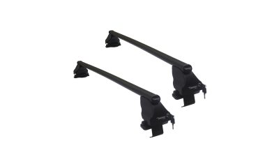 Set bare transversale portbagaj din otel marca Twinny Load TL S46, kit complet cu bare, suporti si antifurt cu cheie