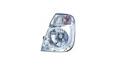Far KIA K-2500/K-2700, 01.2005-, DEPO, fata, partea stanga, tip bec H4; electric; fara motor;