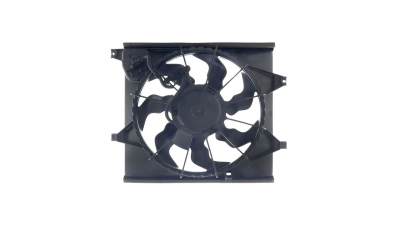 GMV radiator electroventilator Kia Soul (Am), 02.2009-2014, Motorizare 1, 6 16v 93kw Benzina, tip climatizare cu AC, cutie Manuala, dimensiune 220W/395mm, cu 3 pini, cu rezistor, plastic, HCC(HALLA)