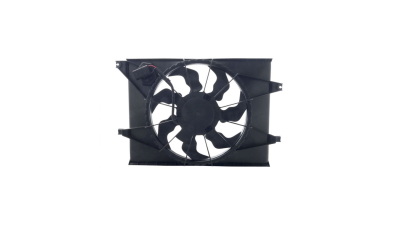 GMV radiator electroventilator Kia Soul (Am), 02.2009-2014, Motorizare 2.0 104kw Benzina, tip climatizare cu AC, cutie M/A dimensiune 240W/390mm, cu 3 pini, cu rezistor, plastic, Aftermarket
