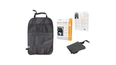 Organizator scaun auto  Automax, negru pentru spatarul scaunului din fata,  64x40cm