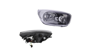 Far Kia Picanto (Ta), 06.2011-, fata, Dreapta, H4+PY21W+W5W; electric; fara motoras, DEPO