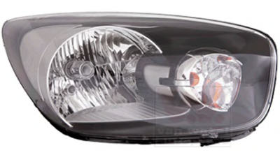 Far Kia Picanto (Ta), 06.2011-, Electric, tip bec H4, omologare ECE, fara motoras, 921021Y010; 921021Y011, Dreapta, marca TYC
