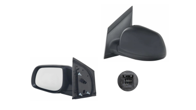 Oglinda exterioara Kia Picanto 06.2011- Partea Stanga Crom Convex Electrica Cu Incalzire 87610-1Y330As , cu 5 pini