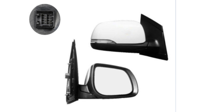 Oglinda exterioara Kia Picanto (Ta), 06.2011-, Dreapta, reglare electrica; grunduit; incalzita; geam convex; cromat; 6 pini; cu semnalizare