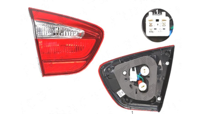 Stop spate lampa Kia Rio (Ub), 09.2011-12.2016, spate, Stanga, 3 usi, 5 usi, partea interioara; cu cablaje, OEM/OES