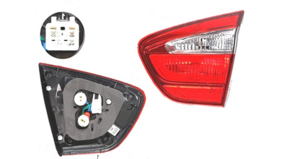 Stop spate lampa Kia Rio (Ub), 09.2011-12.2016, spate, Dreapta, 3 usi, 5 usi, partea interioara; cu cablaje, OEM/OES