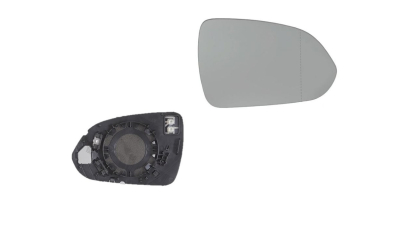 Geam oglinda exterioara cu suport fixare Kia Rio, 11.2016-, Dreapta, incalzita; geam convex; cromat, View Max