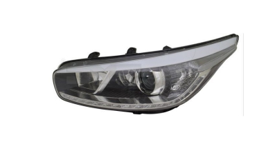 Far Kia Ceed (Eu), 06.2012-09.2012, partea Stanga, cu lumina pentru curbe; cu lumina timp de zi tip LED; tip bec H7+H7+H7+LED+PY21W; electric; cu motor, TYC