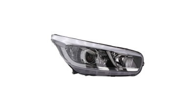 Far Kia Ceed, 06.2012-, partea Dreapta, electric, tip bec H7+H7+H7, cu motoras, cu lumini pentru curbe, Depo