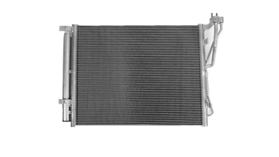 Condensator climatizare Kia Optima (JF), 11.2015-, motor 1.6 T-GDI, 133 kw; 2.0 T-GDI, 183 kw benzina, full aluminiu brazat, 525 (485)x390 (380)x16 mm, cu uscator si filtru integrat