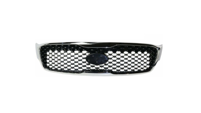 Grila radiator KIA SORENTO (UM), 2015-, fata, cu rama crom; gri