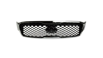Grila radiator KIA SORENTO (UM), 12.2014-, model SX, fata, cu rama crom; negru