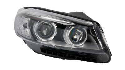 Far Kia Sorento (Um), 12.2014-07.2017, partea Dreapta, cu lumina timp de zi tip LED; H7+H9+LED+PY21W; electric; cu motor, DEPO