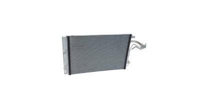 Condensator climatizare Kia Soul (PS), 02.2014-2019, motor 1.6, 97 kw; 2.0, 113 kw benzina, cutie manuala/automata, full aluminiu brazat, 605(570)x390(375)x12 mm, cu uscator si filtru integrat