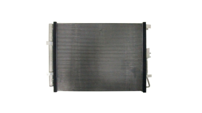 Condensator climatizare Kia Soul (PS), 08.2016-2019, motor 1.6 T-GDI, 150 kw benzina, cutie automata, full aluminiu brazat, 525 (485)x400 (387)x16 mm, cu uscator si filtru integrat