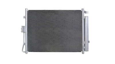 Condensator climatizare Kia Soul (PS), 02.2014-2019, motor 1.6 CRDI, 94 kw/100kw diesel, cutie manuala/automata, full aluminiu brazat, 535(505)x392(380)x12 mm, cu uscator si filtru integrat