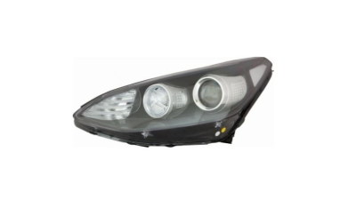 Far KIA SPORTAGE (QL), 09.2015-, partea stanga, OEM/OES, cu "lumina timp de zi" tip LED; HB3+LED+PY21W; electric; cu motor; halogen