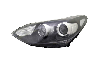 Far Kia Sportage (Ql), 09.2015-, partea Stanga, cu lumina timp de zi tip LED; HB3+LED+PY21W; electric; cu motor, TYC