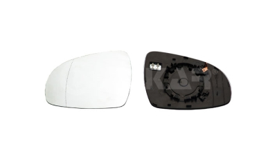 Geam oglinda exterioara cu suport fixare Kia Sportage (Ql), 09.2015-, Stanga, incalzita; geam asferic; cromat