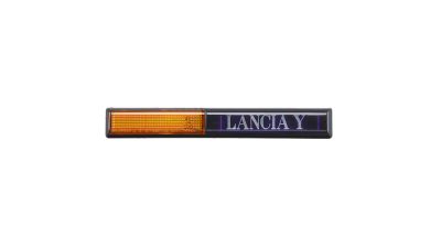 Lampa semnalizare laterala LANCIA Y (840A) 10.1995-12.2003, partea Stanga, cu inscriptie Lancia Y, portocalie, cu suport bec, OEM/OES