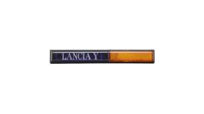 Lampa semnalizare laterala LANCIA Y (840A) 10.1995-12.2003, partea Dreapta, cu inscriptie Lancia Y, portocalie, cu suport bec, OEM/OES