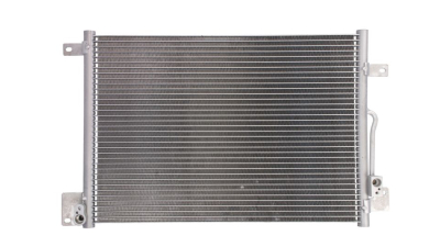 Condensator climatizare Alfa Romeo 166, 10.2000-06.2007, motor 2.4 JTD, diesel, cutie manuala/automata, full aluminiu brazat, 540 (495)x355x17 mm, fara filtru uscator
