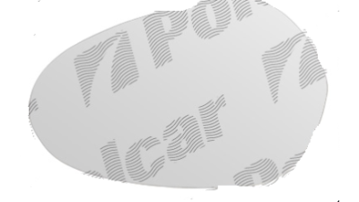 Geam oglinda Lancia Ypsilon (843) 01.2004-06.2011 partea stanga/ dreapta View Max crom convex cu incalzire