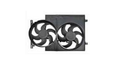 GMV radiator electroventilator Land Rover Freelander (Cb40), 09.1997-2006, Motorizare 1, 8 86/88kw; 2, 0 Di 72kw; 2, 0 Td4 80/82kw; 2, 5 V6 130kw; Diesel/Benzina, dimensiune 325/325mm, 2+2 pini, fara rezistormm, Aftermarket