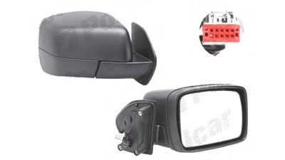 Oglinda exterioara Land Rover Discovery Iii/Lr3 (Taa), 04.2004-03.2009; Range Rover Sport (Ls), 07.2006-, Dreapta, reglare electrica; carcasa neagra; incalzita; geam convex; cromat; pliere electrica; 6 pini, View Max