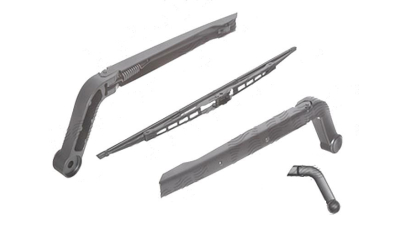 Brat stergator luneta Land Rover Discovery Iii/Lr3 (Taa), 04.2004-03.2009, spate, cu lamela stergator de 400 mm, ; specific