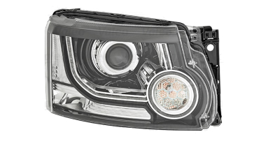 Far Land Rover Discovery/Lr4 (Taa), 2013-12.2016, partea Dreapta, bi-xenon; cu sistem iluminat in curba; cu lumina timp de zi tip LED; D3S; electric; cu bec descarcare in gaz; cu transformator, VALEO