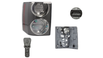 Stop spate lampa Land Rover Range Rover (Lm), 05.2005-06.2009, spate, Stanga, Supercharged, PR21W+PY21W; cu suport becuri, HELLA