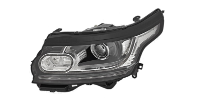 Far Land Rover Range Rover (L405), 11.2012-12.2017, partea Stanga, xenon; cu sistem iluminat in curba; cu lumina timp de zi tip LED; D3S+LED; electric; cu bec descarcare in gaz; cu transformator; cu motor; cu unitate control LED, VALEO
