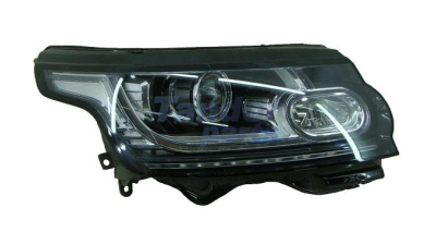 Far Land Rover Range Rover (L405), 11.2012-12.2017, partea Dreapta, asistenta faza lunga; xenon; cu sistem iluminat in curba; cu lumina de zi; D3S; electric; reflector negru, negru; cu transformator; cu motor, VALEO