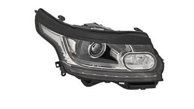 Far Land Rover Range Rover (L405), 11.2012-12.2017, partea Dreapta, xenon; cu sistem iluminat in curba; cu lumina timp de zi tip LED; D3S+LED; electric; cu bec descarcare in gaz; cu transformator; cu motor; cu unitate control LED, VALEO