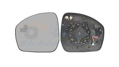 Geam oglinda exterioara cu suport fixare Land Rover Discovery/Lr4 (Taa), 2014-12.2016; Discovery, 11.2016-, partea Stanga, incalzit; sticla convexa; geam cromat; cu functie de unghi mort, View Max