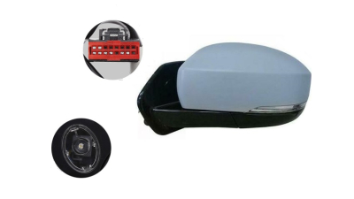 Oglinda exterioara Land Rover Discovery/Lr4 (Taa), 03.2009-2014, Stanga, reglare electrica; grunduit; incalzita; geam convex; cromat; pliere electrica; 10 pini; cu semnalizare; cu functie detectie unghi mort, cu lampa perimetru, View Max