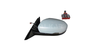 Oglinda usa exterioara LAND ROVER RANGE ROVER EVOQUE, 03.2011-2015, View Max, partea stanga, reglare electrica; grunduit; incalzit; sticla convexa; geam cromat; Senzor de temperatura; 8 pini; cu semnalizare