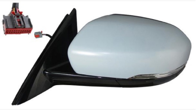 Oglinda exterioara Land Rover Range Rover Evoque, 03.2011-2015, Dreapta, reglare electrica; grunduita; incalzita; geam convex; cromat; pliere electrica; 8 pini; cu semnalizare; cu lampa perimetru, View Max