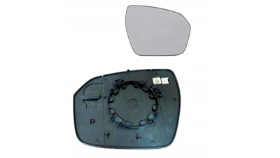 Geam oglinda exterioara cu suport fixare Land Rover Range Rover Evoque, 03.2011-, Dreapta, incalzita; geam convex; cromat