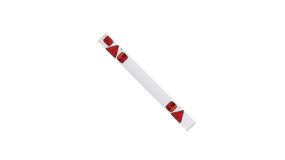 Bara remorca auto Carpoint cu lampi LED, cablu de 9 metri, fisa remorca si lampa ceata, 137x14cm