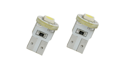 Set 2 becuri auto Vecta 12V T10 W2.1x9.5d 5W cu 1 led SMD 5050SMD , alb