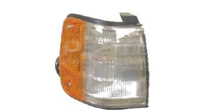 Lampa semnalizare fata cu lumina parcare Mazda 323 (Bf), 08.1985-11.1987 , Parte fata, alba si galbena., 8BB1-51-090, Dreapta