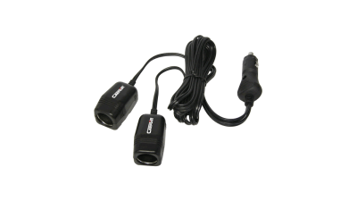 Priza auto dubla Carpoint 12V 10A cu 2 iesiri separate cu cablu de 2 metri