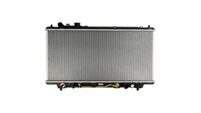 Radiator racire Mazda 323 (Bh/Ba), 04.1995-04.1998, Motorizare 1, 5 65kw; 1, 6, 1, 7 Td 60kw; 1, 8 96kw; 2, 0 D 53kw Diesel/Benzina, cutie Manuala, diametru intrare/iesire 28/28mm, tip Denso, dimensiune 688x326x26mm, Cu lipire fagure prin brazare, Af