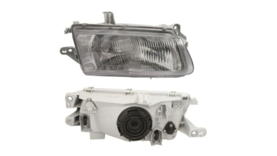 Far MAZDA 323 (BH), 08.1994-09.1996 model SEDAN, partea Dreapta, DEPO, tip bec H4; manual; halogen