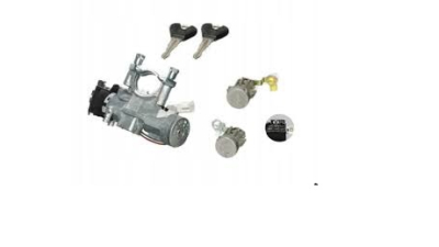 Set yale inchidere Mazda 323 (Bh), 1995-12.1998, Mazda 323 P (Ba), 1995-12.2000, cu chei, cu 2 butuci blocare usa, cu contact pornire