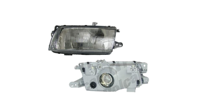 Far Mazda 323 P (BA) 10.1996-12.2000, 323(BH) 10.1996-12.1998 TYC dreapta fata, tip bec H4,  reglaj manual/ electric